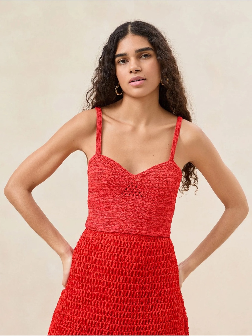 Loeffler Randall Poppy Emmie Woven Ribbon Bustier Top - With Tags